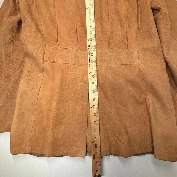 VTG Scully Jacket Mens 42L Soft Leather Suede Western Cowboy Rancher Two Button - Picture 8 of 12